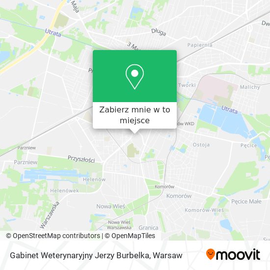 Mapa Gabinet Weterynaryjny Jerzy Burbelka