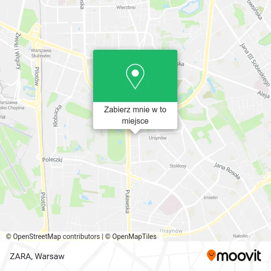 Mapa ZARA
