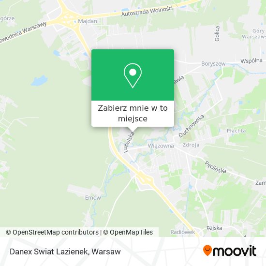 Mapa Danex Swiat Lazienek