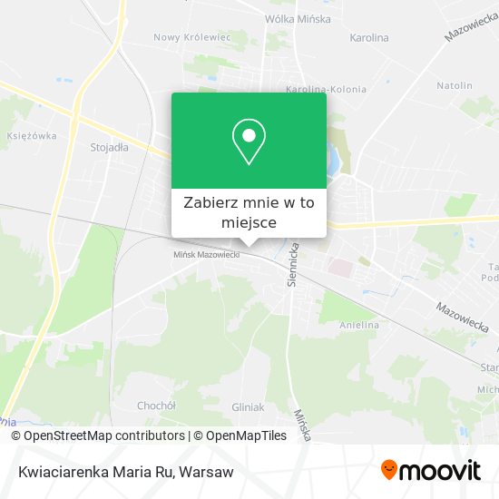 Mapa Kwiaciarenka Maria Ru