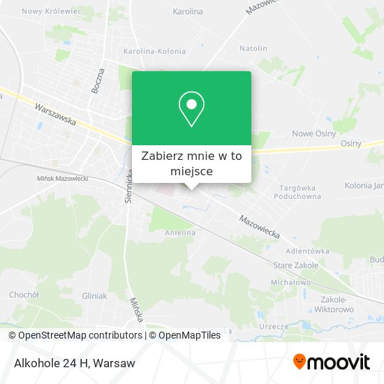 Mapa Alkohole 24 H