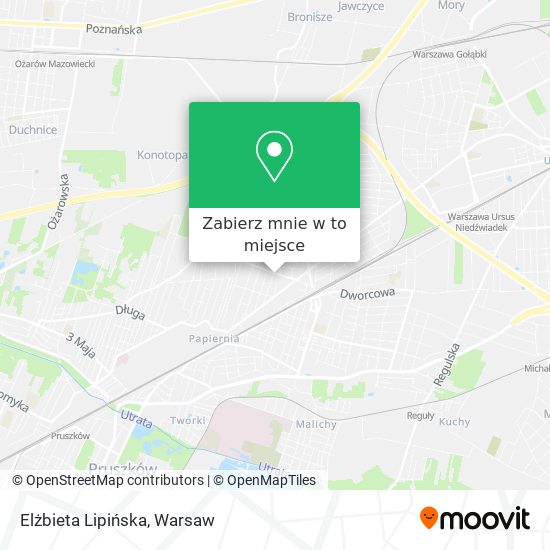 Mapa Elżbieta Lipińska