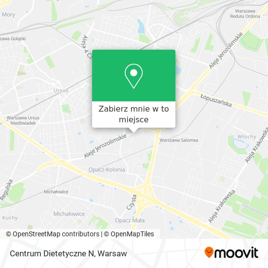 Mapa Centrum Dietetyczne N