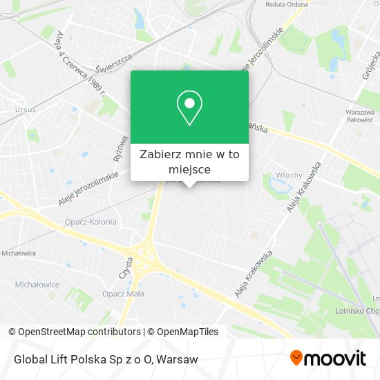 Mapa Global Lift Polska Sp z o O