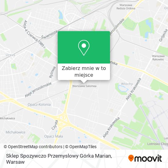 Mapa Sklep Spozywczo Przemyslowy Górka Marian