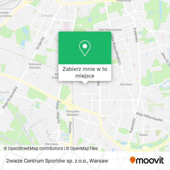 Mapa 2wieże Centrum Sportów sp. z o.o.