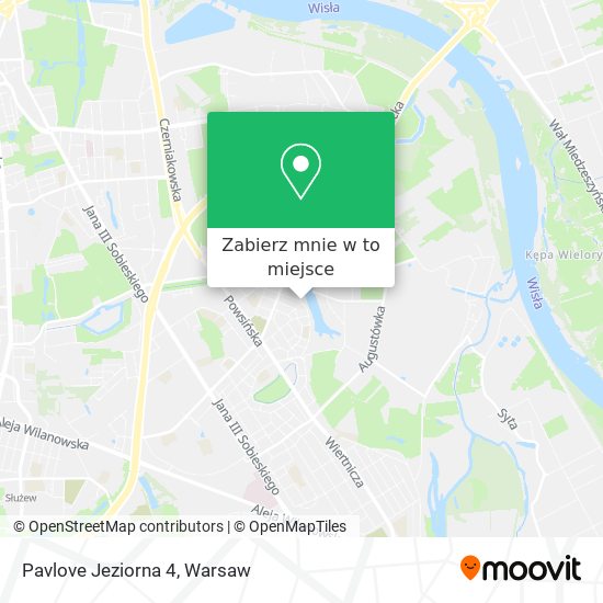 Mapa Pavlove Jeziorna 4