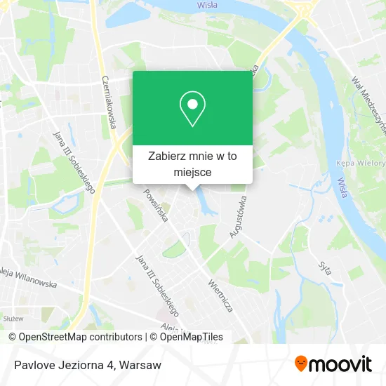 Mapa Pavlove Jeziorna 4