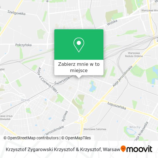 Mapa Krzysztof Zygarowski Krzysztof & Krzysztof