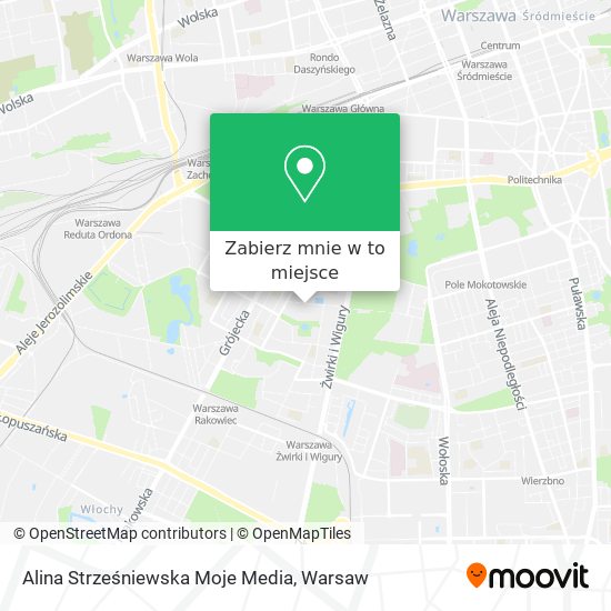 Mapa Alina Strześniewska Moje Media