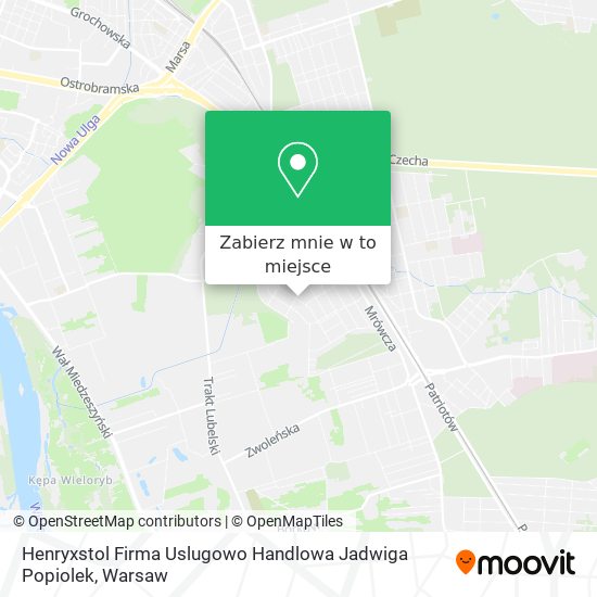 Mapa Henryxstol Firma Uslugowo Handlowa Jadwiga Popiolek