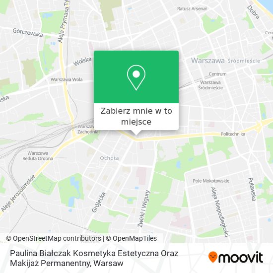 Mapa Paulina Białczak Kosmetyka Estetyczna Oraz Makijaż Permanentny