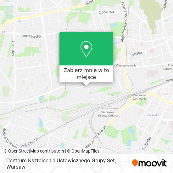 Mapa Centrum Ksztalcenia Ustawicznego Grupy Set