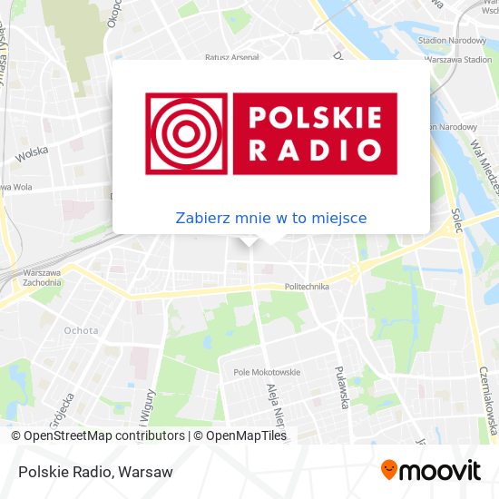 Mapa Polskie Radio