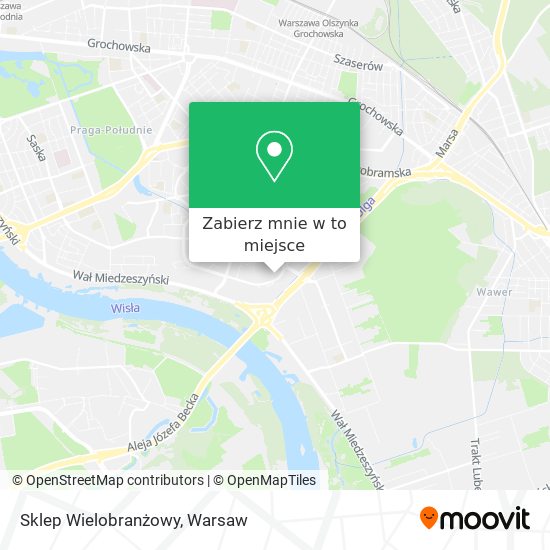 Mapa Sklep Wielobranżowy