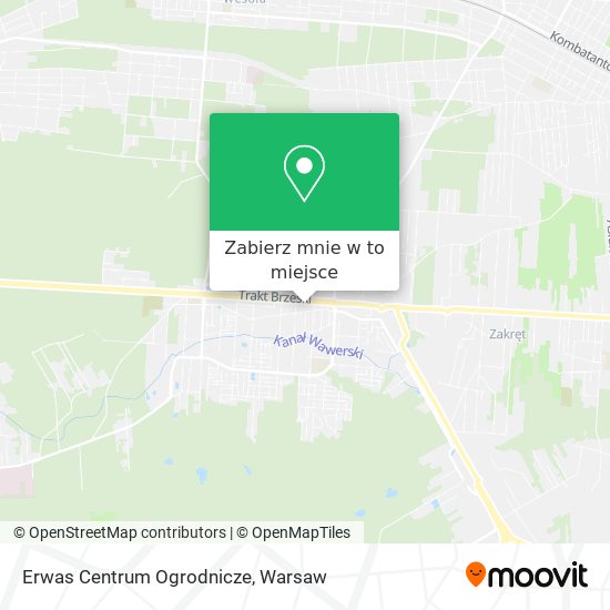 Mapa Erwas Centrum Ogrodnicze