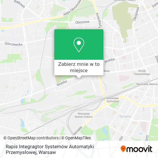 Mapa Rapis Integragtor Systemów Automatyki Przemysłowej