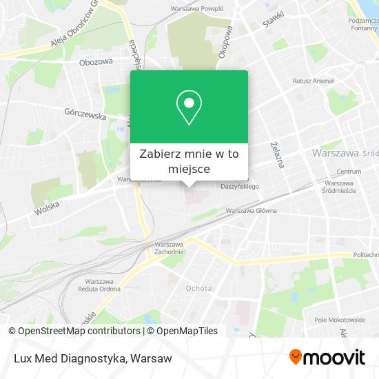 Mapa Lux Med Diagnostyka