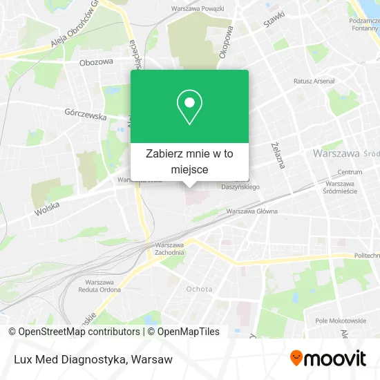 Mapa Lux Med Diagnostyka