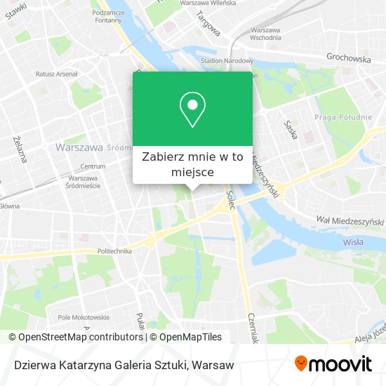 Mapa Dzierwa Katarzyna Galeria Sztuki