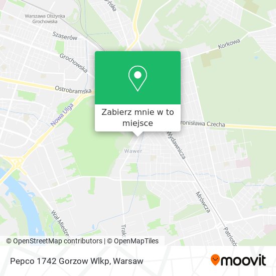 Mapa Pepco 1742 Gorzow Wlkp