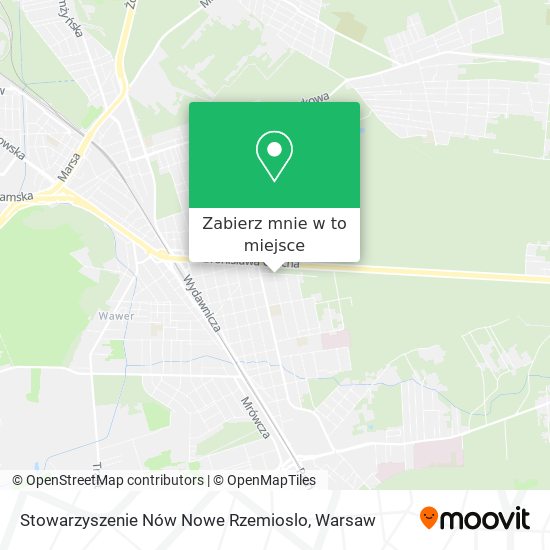 Mapa Stowarzyszenie Nów Nowe Rzemioslo