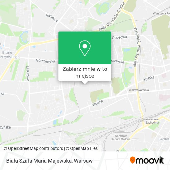 Mapa Biała Szafa Maria Majewska