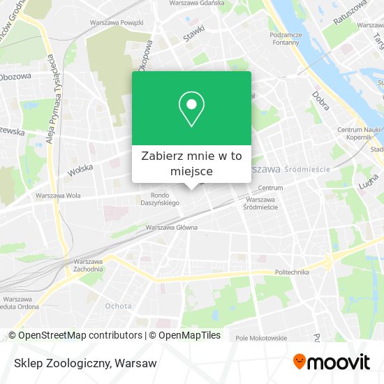 Mapa Sklep Zoologiczny