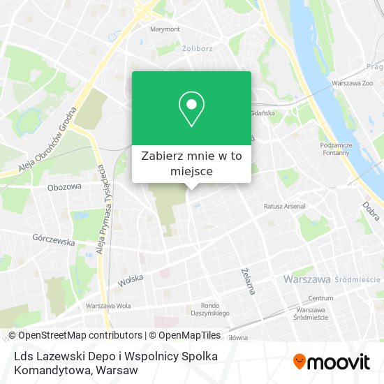 Mapa Lds Lazewski Depo i Wspolnicy Spolka Komandytowa