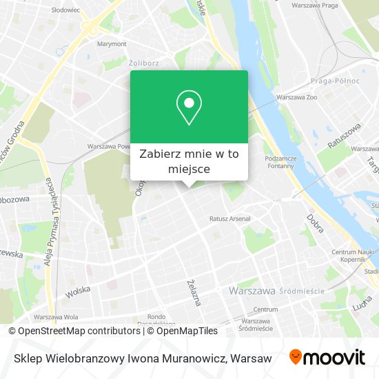 Mapa Sklep Wielobranzowy Iwona Muranowicz