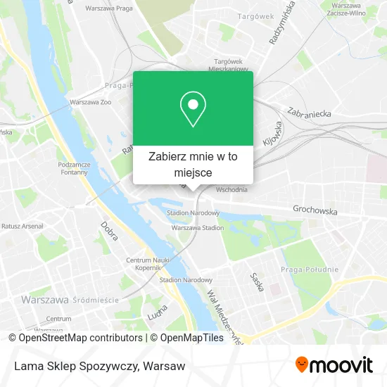 Mapa Lama Sklep Spozywczy