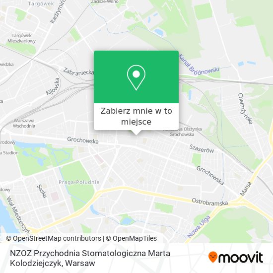 Mapa NZOZ Przychodnia Stomatologiczna Marta Kolodziejczyk