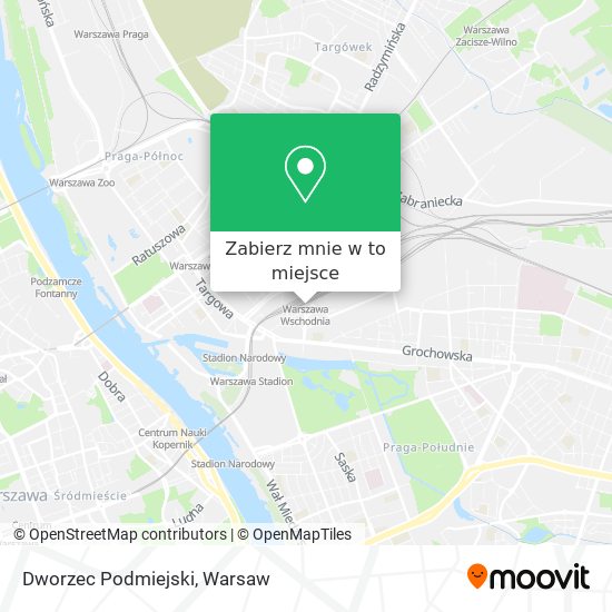 Mapa Dworzec Podmiejski