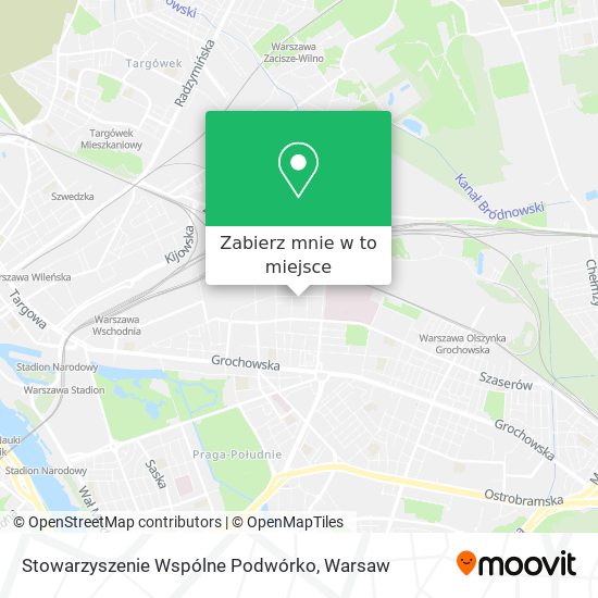 Mapa Stowarzyszenie Wspólne Podwórko