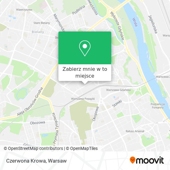 Mapa Czerwona Krowa