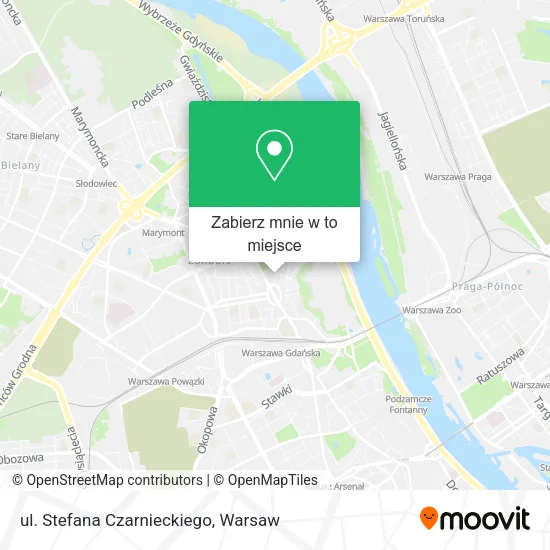 Mapa ul. Stefana Czarnieckiego