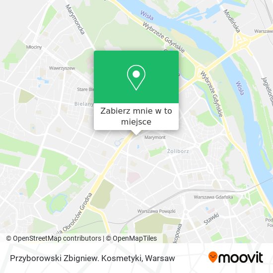 Mapa Przyborowski Zbigniew. Kosmetyki