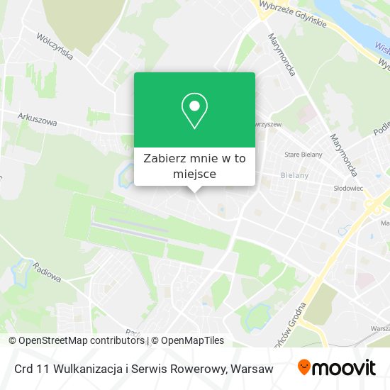 Mapa Crd 11 Wulkanizacja i Serwis Rowerowy