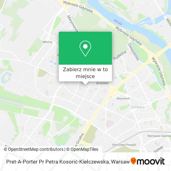 Mapa Pret-A-Porter Pr Petra Kosorić-Kiełczewska