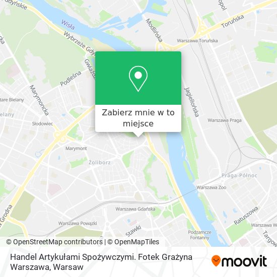 Mapa Handel Artykułami Spożywczymi. Fotek Grażyna Warszawa