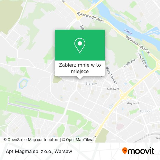 Mapa Apt Magma sp. z o.o.