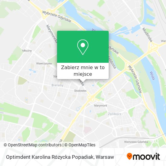 Mapa Optimdent Karolina Rózycka Popadiak