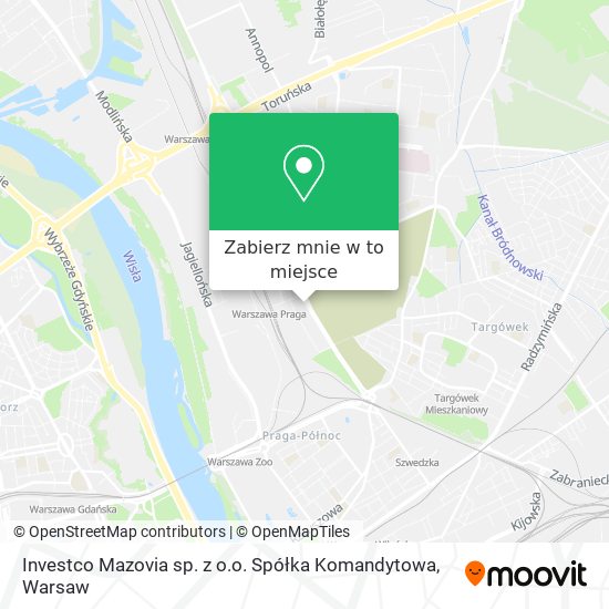 Mapa Investco Mazovia sp. z o.o. Spółka Komandytowa