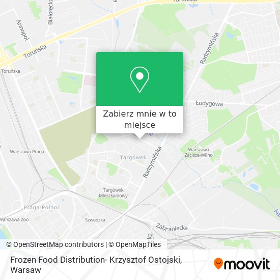 Mapa Frozen Food Distribution- Krzysztof Ostojski