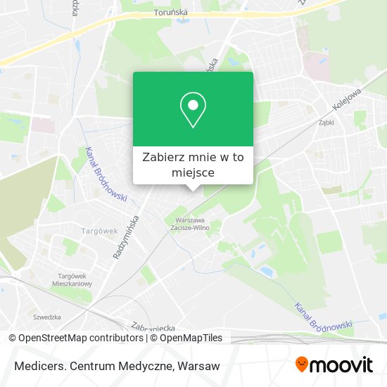 Mapa Medicers. Centrum Medyczne