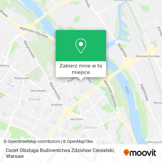 Mapa Cezet Obsługa Budownictwa Zdzisław Ciesielski