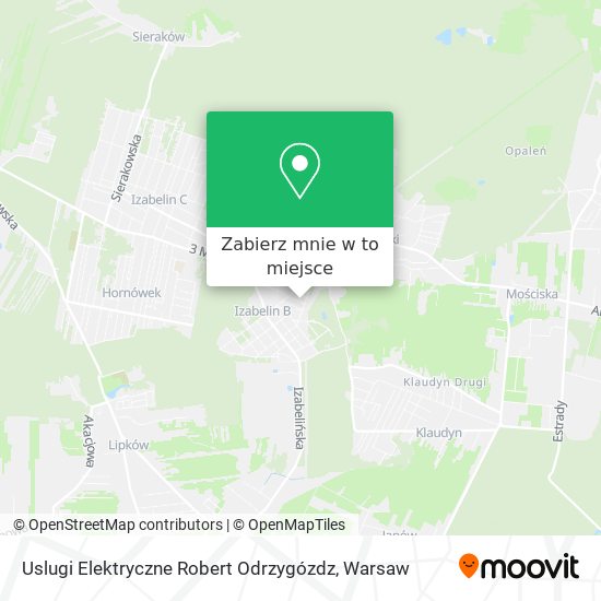 Mapa Uslugi Elektryczne Robert Odrzygózdz