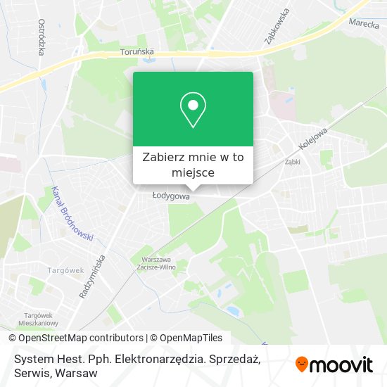 Mapa System Hest. Pph. Elektronarzędzia. Sprzedaż, Serwis