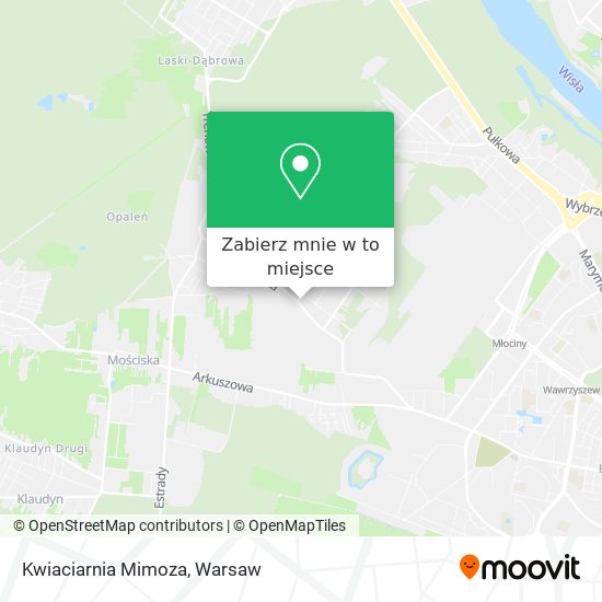 Mapa Kwiaciarnia Mimoza