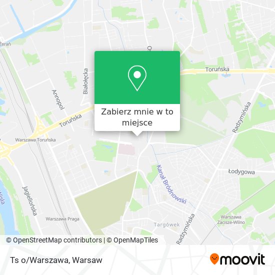 Mapa Ts o/Warszawa
